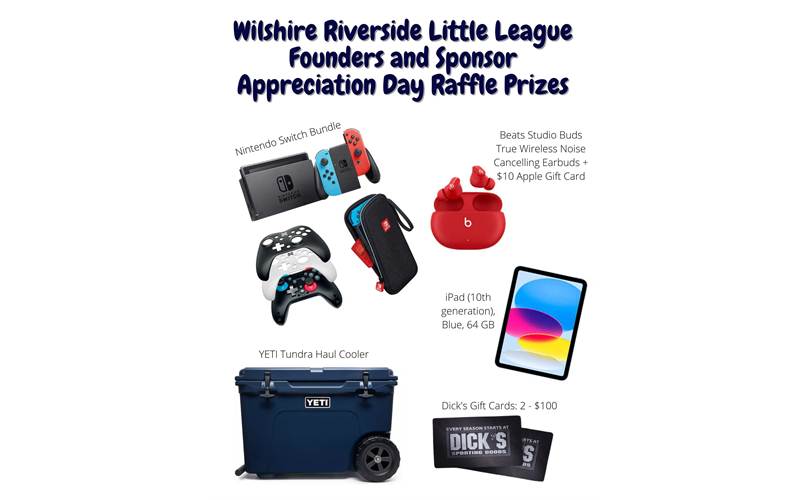 2023 Raffle Prizes